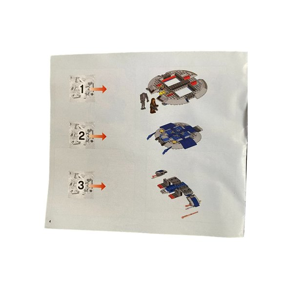LEGO Star Wars Droid Gunship 75042 Instruction Booklet Only No Bricks - Picture 4 of 6